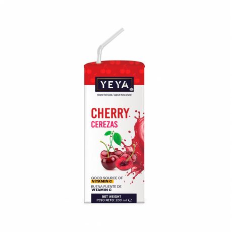 Bebida saborizada de cereza Yeya (200 ml)