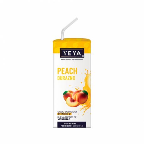 Bebida saborizada de durazno Yeya (200 ml)
