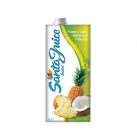 Jugo de piña y coco Santa Isabel (1 L)