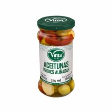 Aceitunas verdes aliñadas Vima Foods (290 g / 10.22 oz)