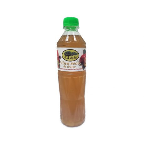 Vino seco de frutas El Roble (500 ml)